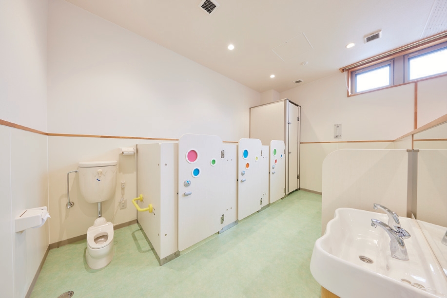 Inside the school building